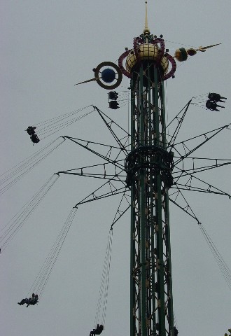 Amusement ride in Tivoli